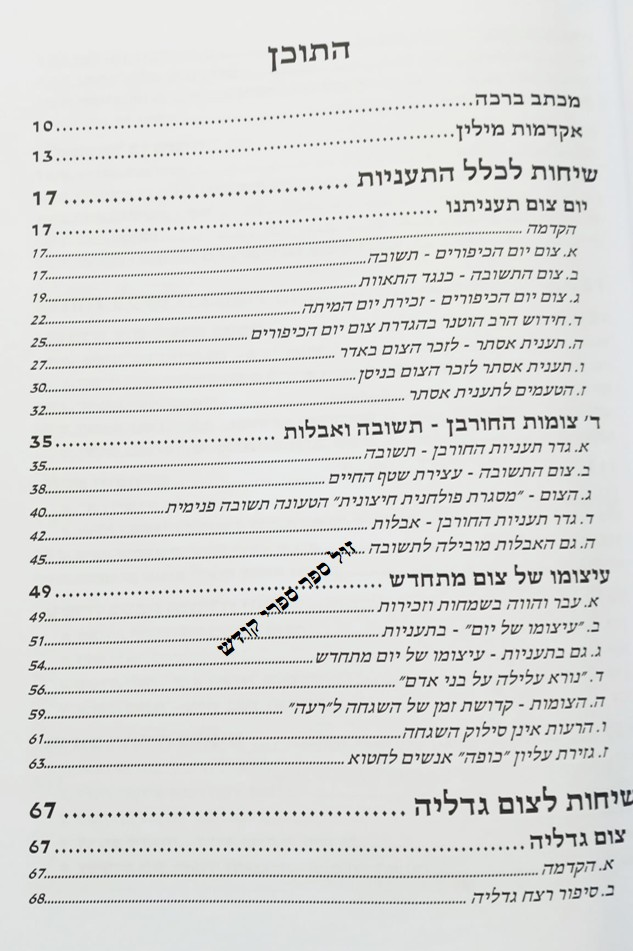 עיוני מועדים הרב ריבלין