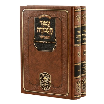 עמוד העבודה המבואר - 2 כרכים (26 ס"מ) | עוז והדר