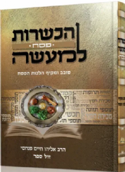 הכשרות למעשה - הלכות פסח | הרב אליהו חיים פנחסי