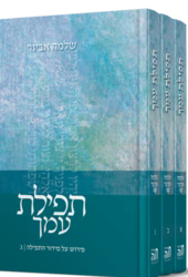 תפילת עמך - פירוש על סידור התפילה 3 כר' | הרב שלמה אבינר