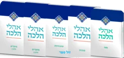סט אהלי הלכה מועדים 5 כר' / הרב יעקב אריאל