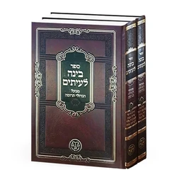 בינה לעיתים 2 כרכים | רבי עזריה פיגו בעל הגדולי תרומה