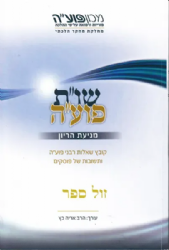 שו"ת פועה - מניעת הריון