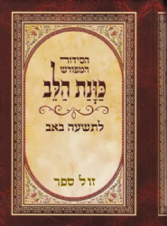 סידור המפורש כוונת הלב לתשעה באב - נוסח עדות המזרח