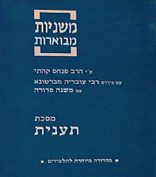 משניות קהתי לתלמידים - תענית