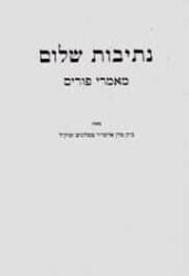נתיבות שלום - פורים | האדמו"ר מסלונים