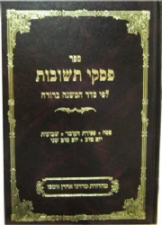 פסקי תשובות חלק ה' | הרב שמחה רבינוביץ