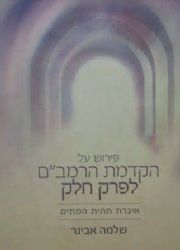 הקדמת הרמב"ם לפרק חלק | הרב שלמה אבינר