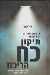 תיקון כח הריכוז - ארבעת היסודות יסוד העפר | איתמר שוורץ (בלבבי משכן אבנה)
